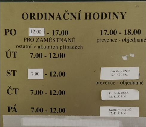 Kutná Hora, Ordinace AT - Kutná Hora