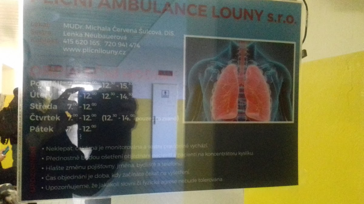 Louny, TRN (plicní) ambulance - Louny