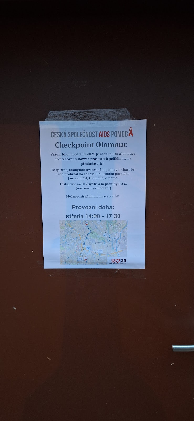 Olomouc, AIDS poradna, Pracoviště Olomouc - foto 2