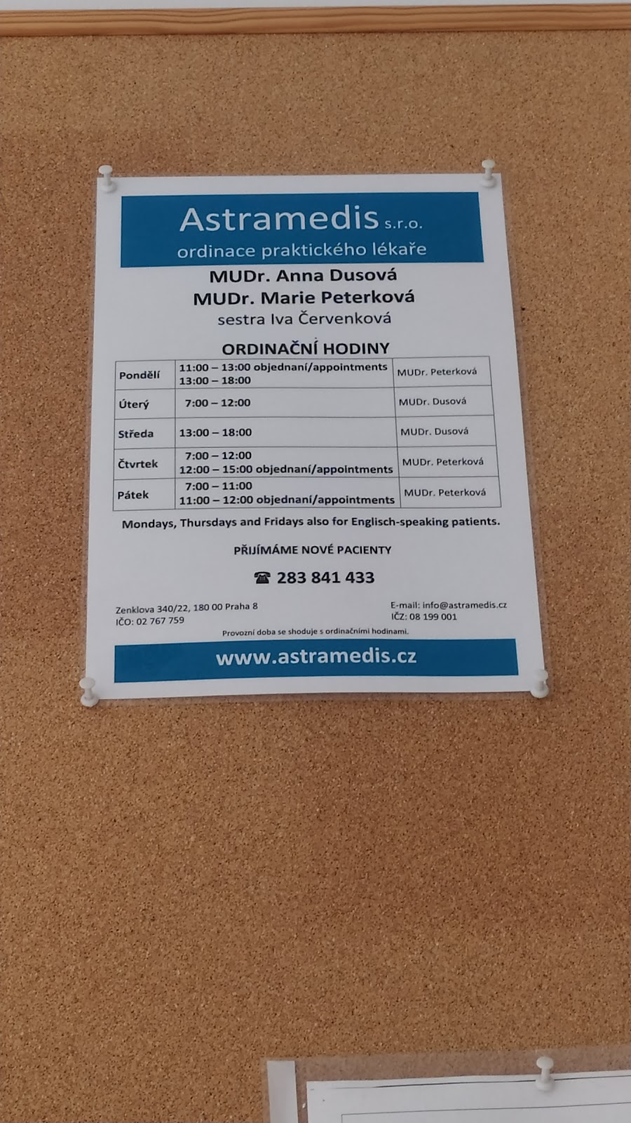 Praha 8, Ordinace AT - Praha 7
